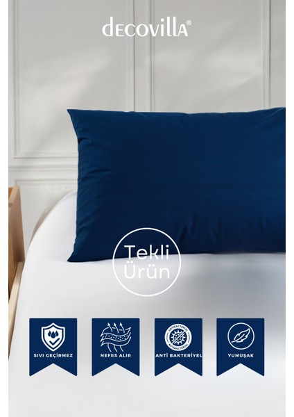 Micro Fermuarlı Yastık Alezi 50X70 Sıvı Geçirmez