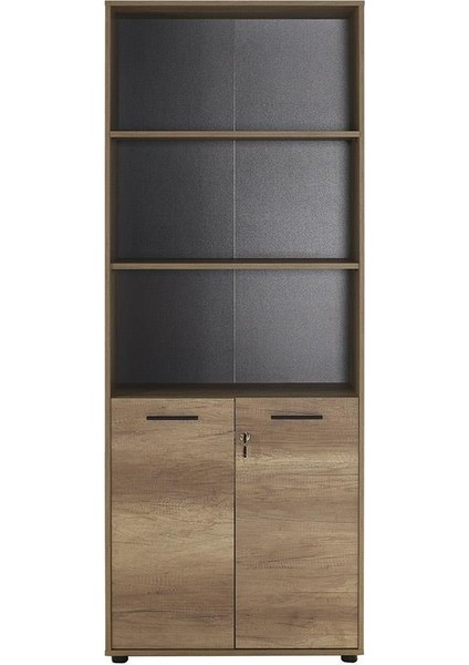 Adore Newyork 5 Katlı Kilitli 2 Kapaklı Kitaplık - Tori fırsatları