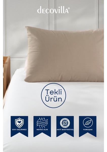 Micro Fermuarlı Yastık Alezi 50X70 Sıvı Geçirmez