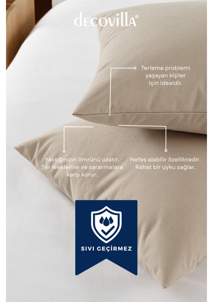 Micro Fermuarlı Yastık Alezi 50X70 Sıvı Geçirmez fiyatları