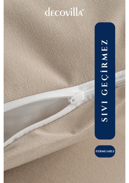 Micro Fermuarlı Yastık Alezi 50X70 Sıvı Geçirmez modelleri