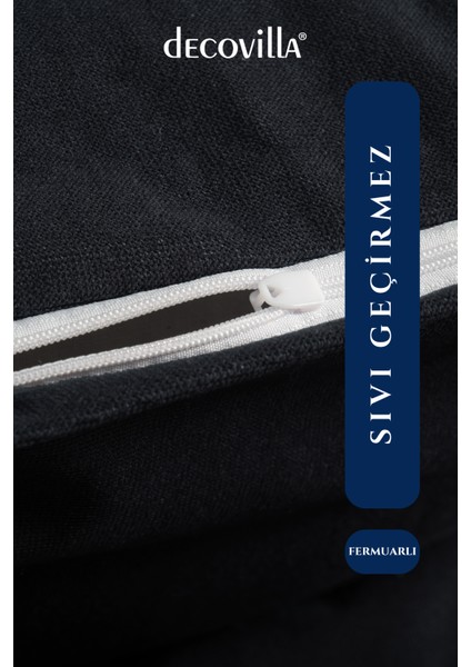 Micro Fermuarlı Yastık Alezi 50X70 Sıvı Geçirmez modelleri