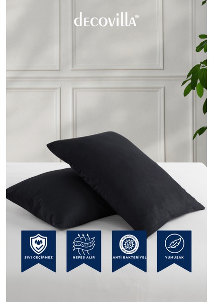 Micro Fermuarlı Yastık Alezi 50X70 Sıvı Geçirmez indirimleri