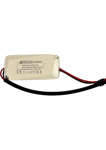 8-12X3W 700MA 24-42V Power LED Driver IP20 Power LED Sürücü