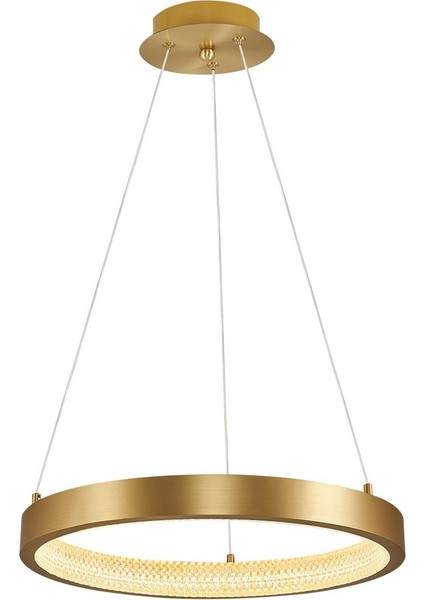 5698-1A Yuvarlak Metal Modern Sarkıt Avize