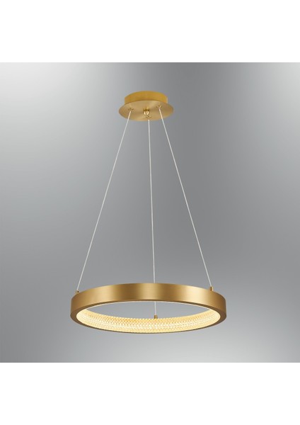 5698-1A Yuvarlak Metal Modern Sarkıt Avize