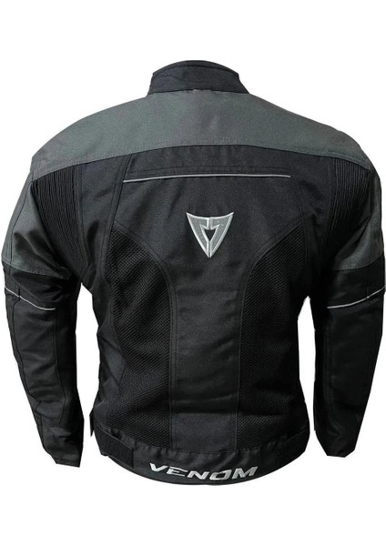 Dynamıc 4 Mevsim Motosiklet Montu Siyah - Gri