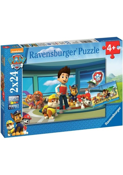 90853 Paw Patrol 2X24 Parça Ravensburger Puzzle
