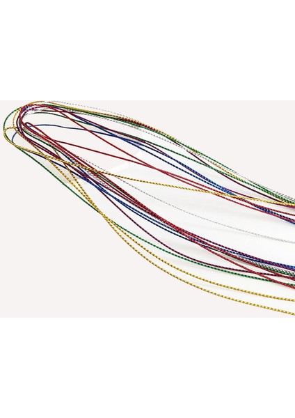 Metalik Saç Örgüsü Ip Seti 12 Parça