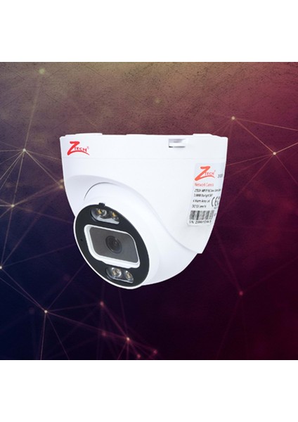 Ztech ZR-2024-WARM 2mp Ahd 3.6mm Plastik Kasa Dome Kamera (Koli Adet 50)