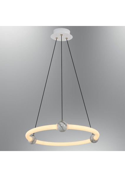 3155-1A Yuvarlak Tekli LED Sarkıt Avize