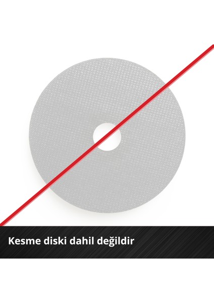 Akülü Avuç Taşlama TE-AG 18/115-2 Li - Solo Power X-Change (18 V, 115 mm Ø disk, 28 mm kesme derinliği, yumuşak başlatma özelliği, kesme koruması) - 4431166
