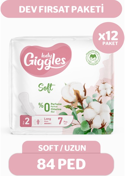 Lady Soft Hijyenik Ped Uzun 84 Adet
