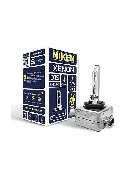 D1S Xenon 4300K Gün Işığı Beyaz Renk 85V 35W PK32D-2 fiyatları