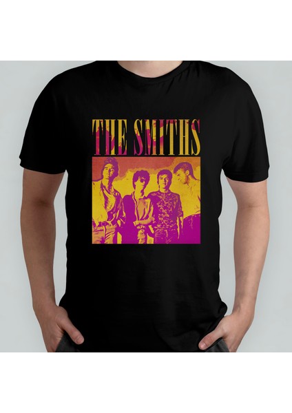 The Smiths Unisex %100 Pamuklu Bisiklet Yaka T-Shirt Model 1
