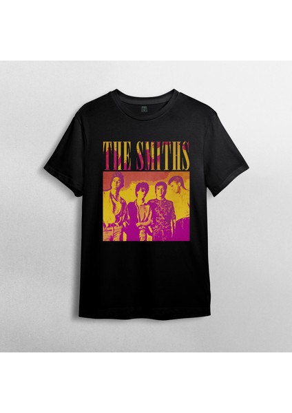 The Smiths Unisex %100 Pamuklu Bisiklet Yaka T-Shirt Model 1