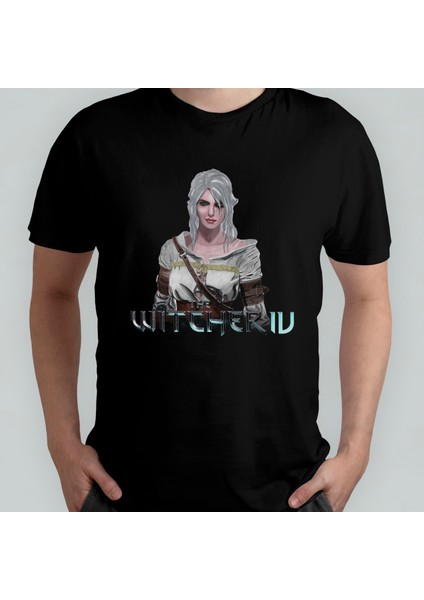 Witcher 4 - Witcher Iv Ciri Unisex %100 Pamuklu Bisiklet Yaka T-Shirt Model 1
