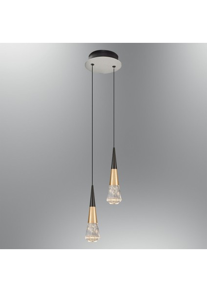 2817-2A 2'li Dekoratif LED Sarkıt Avize