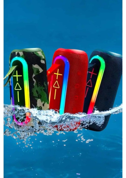 Rgb Işıklı Kablosuz Bluetooth Hoparlör – Yüksek Ses Kalitesi, Uzun Pil Ömrü, Taşınabilir Tasarım