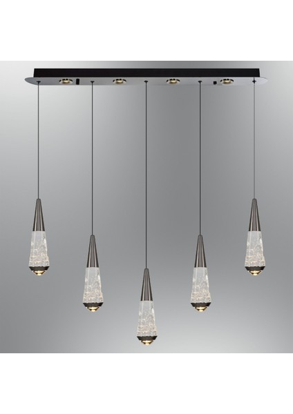 2791-5AS 5'li Sıralı LED Sarkıt Avize