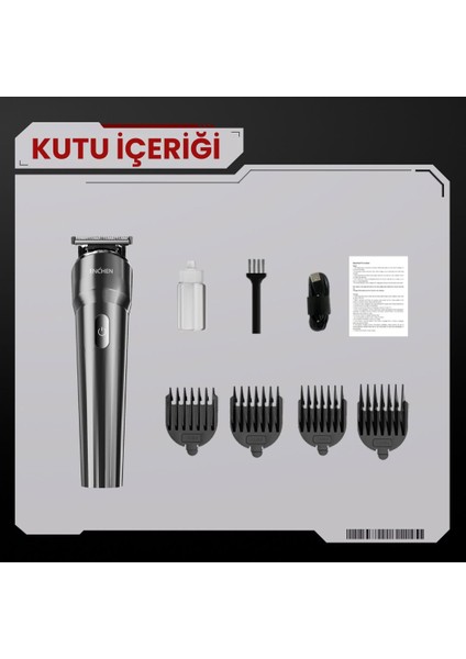 Beardo Çok Fonksiyonlu Tüm Vücut Için Uygun Şarjlı Saç Ve Tıraş Makinesi