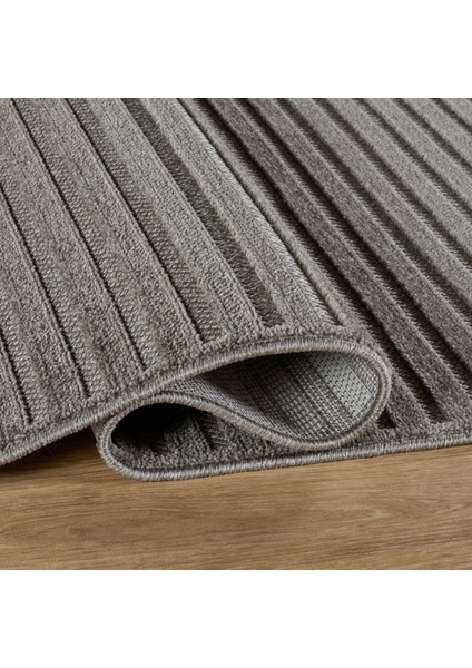 Iskandinav Tyra Gray 80X150 cm Salon Mutfak Halısı Yolluk Salon Mutfak Halısı Yolluk Kilim