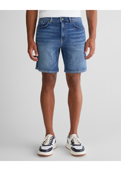 Erkek Mavi Regular Fit Şort 205521.973