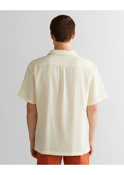 Erkek Krem Regular Fit Gömlek Yaka Gömlek 3825119T.130 fiyatları