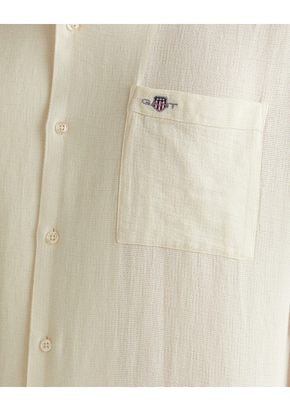 Erkek Krem Regular Fit Gömlek Yaka Gömlek 3825119T.130 indirimleri