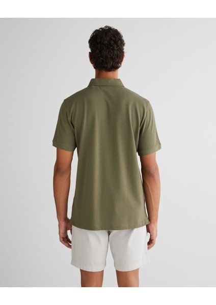 Erkek Yeşil Regular Fit Logolu Polo 2425120T.301 fiyatları