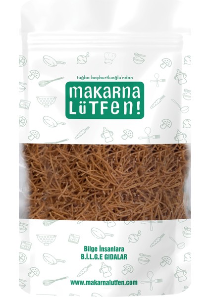 Sebzeli Tam Tahıllı Tel Şehriye (200 gram)