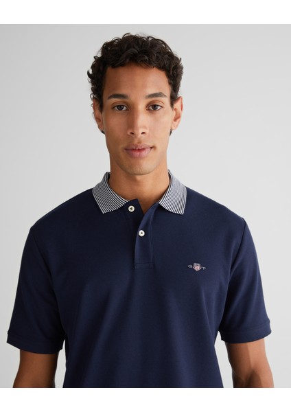 Erkek Lacivert Regular Fit Polo 2022152.433 fırsatları