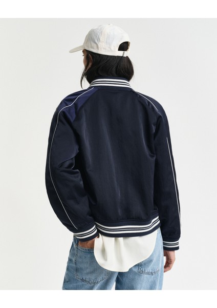 Kadın Lacivert Regular Fit Hakim Yaka Logolu Bomber Ceket 4700370.433 modelleri