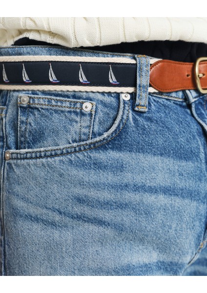 Erkek Mavi Straight Fit Pantolon 1000416.983