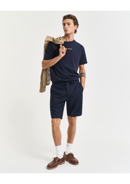 Erkek Lacivert Relaxed Fit Şort 205073.433 fırsatları