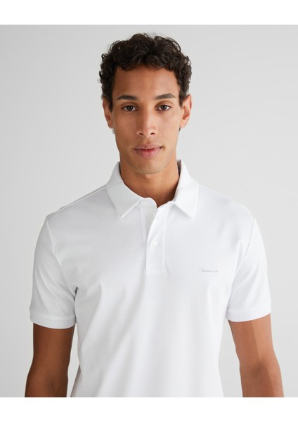 Erkek Beyaz Slim Fit Polo 2014027.110 fırsatları