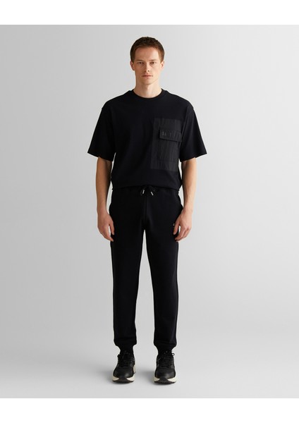 Erkek Siyah Regular Fit Eşofman Altı 2043024.5