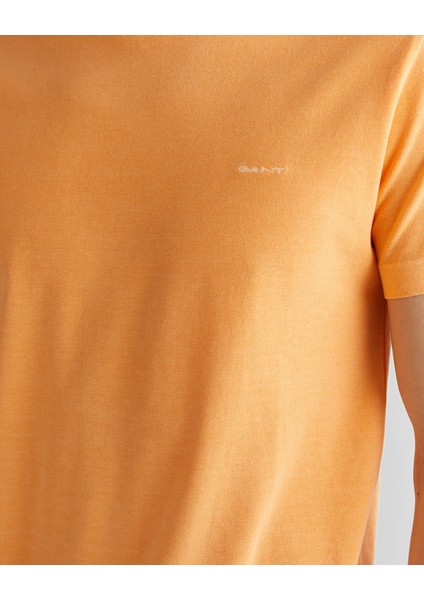 Erkek Turuncu Slim Fit Bisiklet Yaka T-Shirt 2003324.848 indirimleri