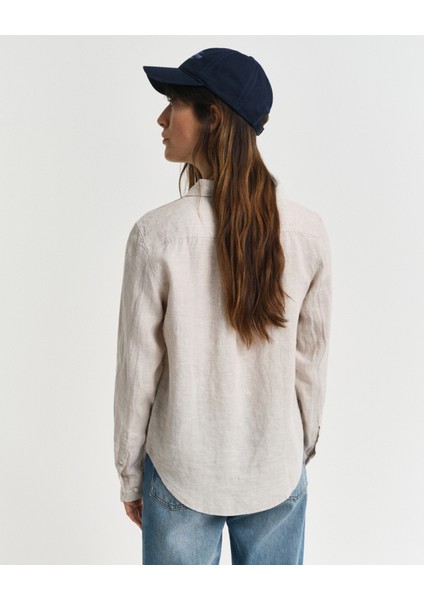 Kadın Bej Regular Fit Klasik Yaka Gömlek 4300477.277 modelleri