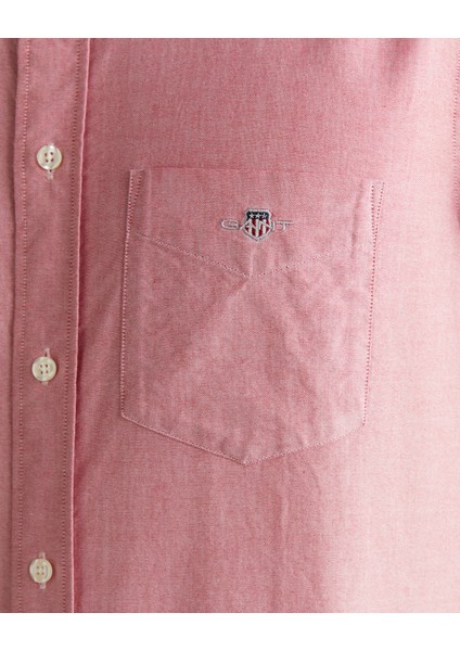 Erkek Kırmızı Regular Fit Düğmeli Yaka Gömlek 3000200.630 indirimleri