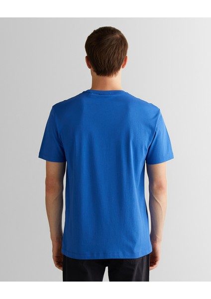 Erkek Lacivert Regular Fit Bisiklet Yaka Logolu T-Shirt 2003310.407 fiyatları