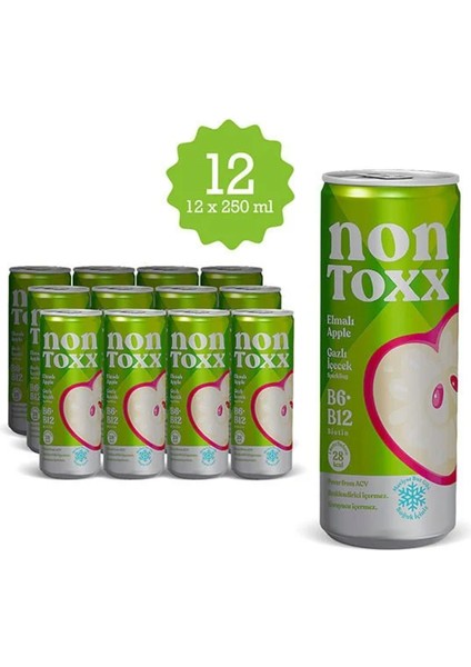 Elmalı Sirkeli Gazlı Içecek 250 ml x 12 Adet (Koli)