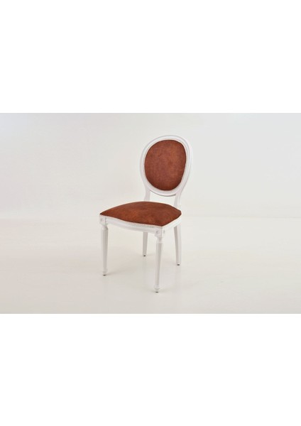 Pera Oval Beyaz Açılır Baba Ayak Mutfak Masa / Madalyon Beyaz Mutfak Salon Takımı 73X108 30