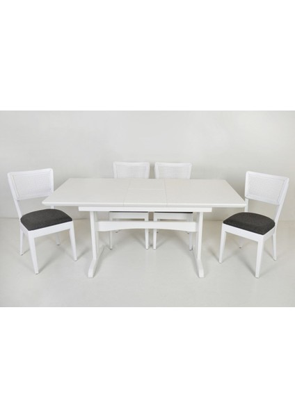 Misis Açılır Dikdörtgen Beyaz Mutfak Masa/iznik Sandalye Mutfak Takımı fiyatları