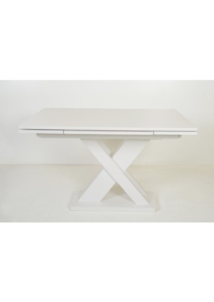 Ihlara Açılır Dikdörtgen Beyaz Mdf Mutfak Masası / Didim Beyaz- Yeşil Ahşap Sandalye Masa Takımı 4-6 Kişilik modelleri