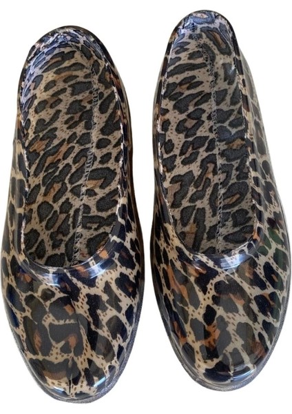 Filet Çiçekli Bahçe ve Tarım Kız Çocuk Ayakkabısı 29-35 Leopar