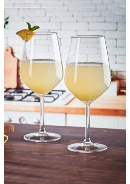 440065 6'lı Allegra Ayaklı Kadeh Bardağı 490 cc