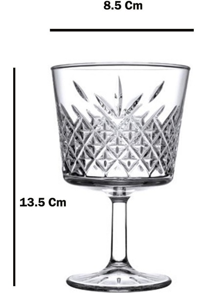 440456 Timeless 4'lü Ayaklı Kokteyl Bardak 270 cc