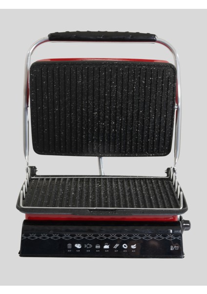 Tost Makinası Ultra Granit Yüzey Ile Sağlıklı Pişirim | 1800w Yağ Hazneli Ultra Granit Tost Makinesi