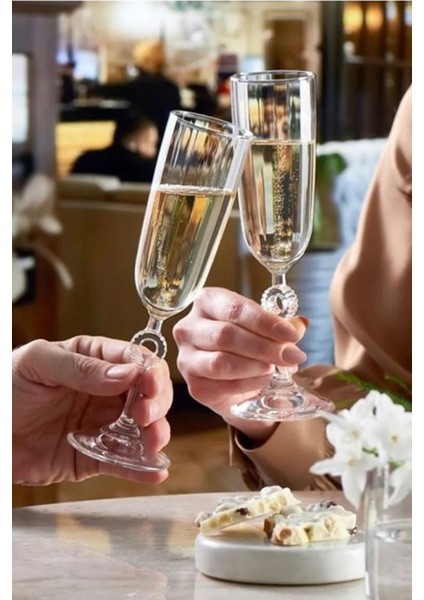 440313 Amore 6 Lı Ayaklı Şampanya Bardak KADEH150CC